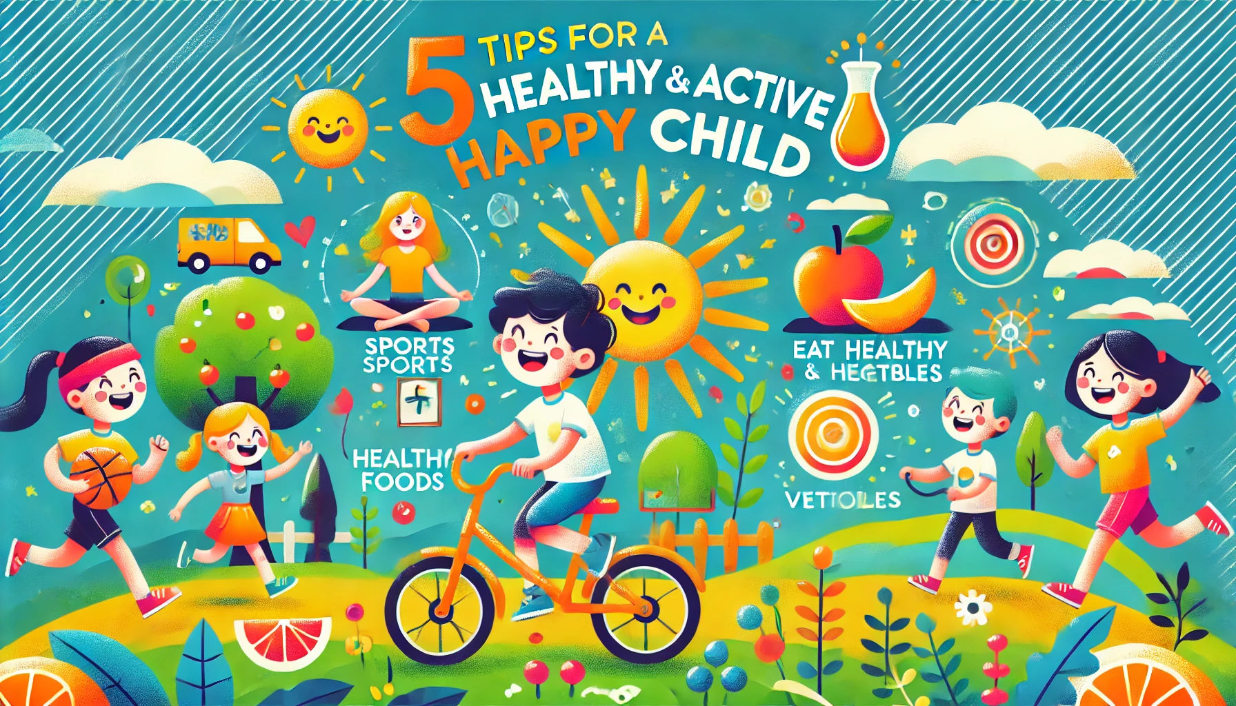 5 Tips Sehat Anak Aktif dan Ceria