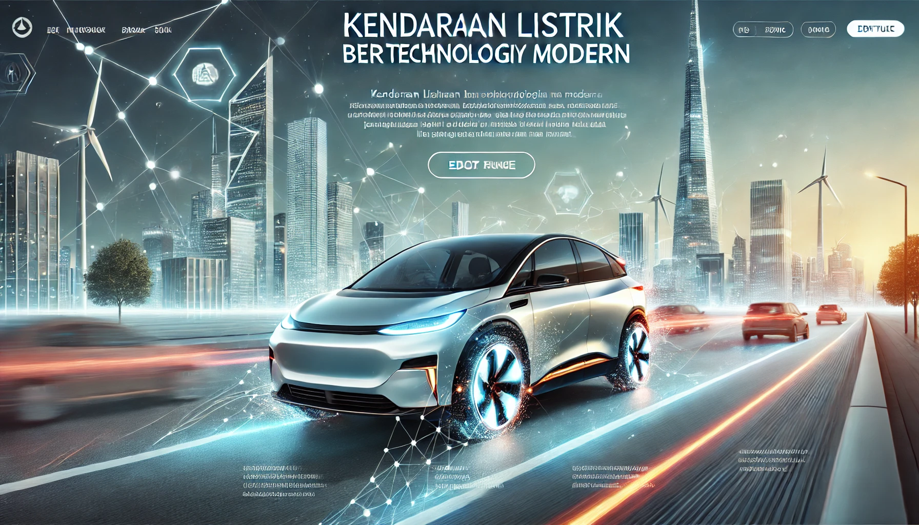 Kendaraan Listrik Berteknologi Modern