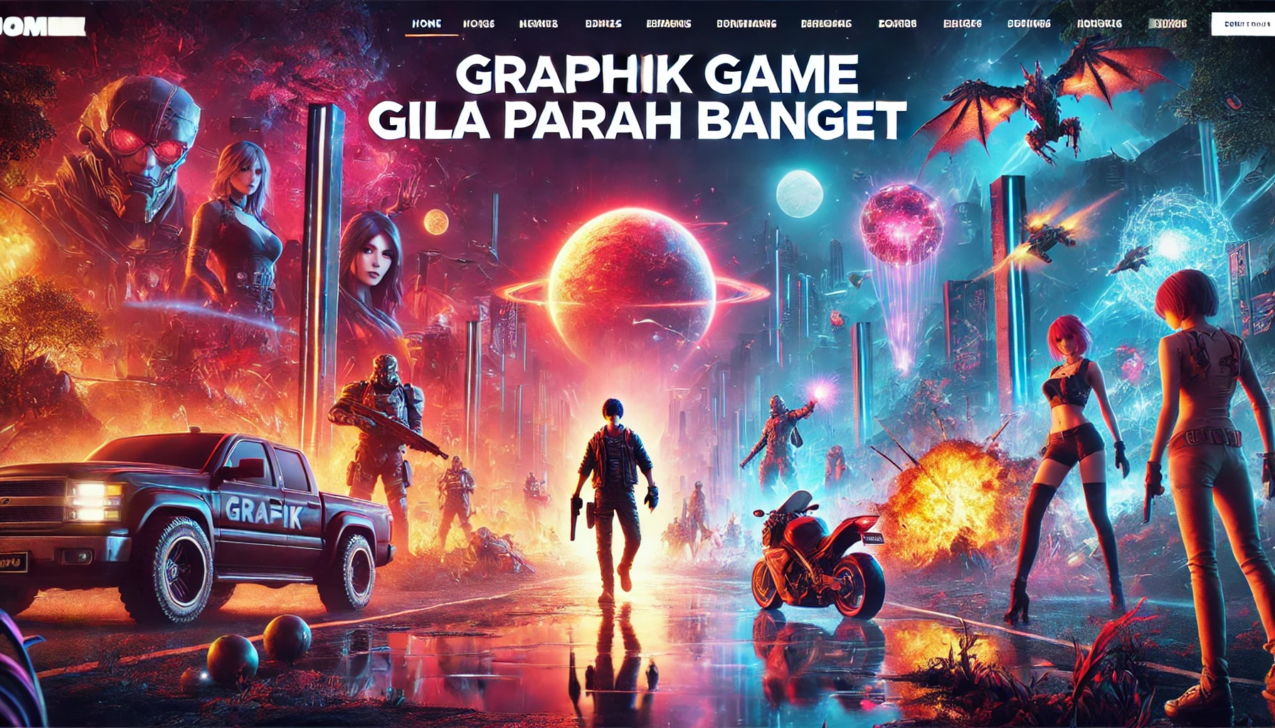 Grafik Game Gila Parah Banget