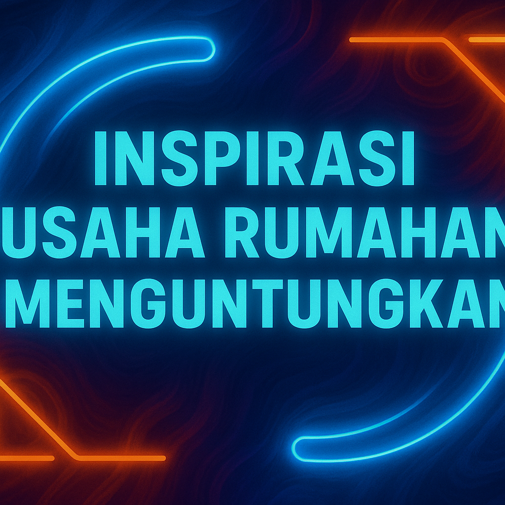 Inspirasi Usaha Rumahan Menguntungkan
