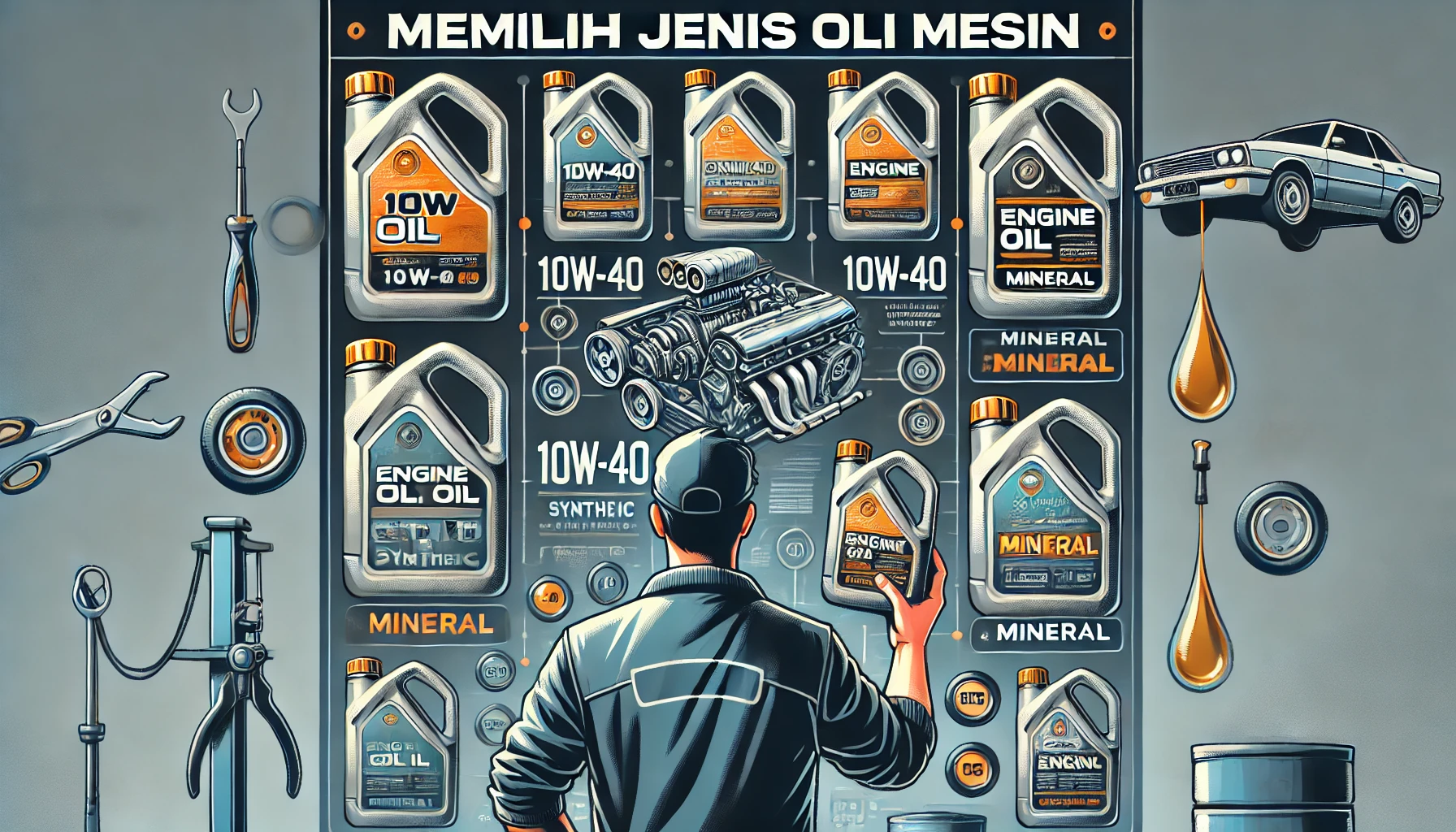 Memilih Jenis Oli Mesin