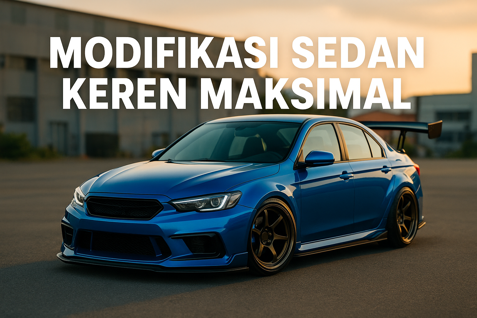 Modifikasi Sedan Keren Maksimal