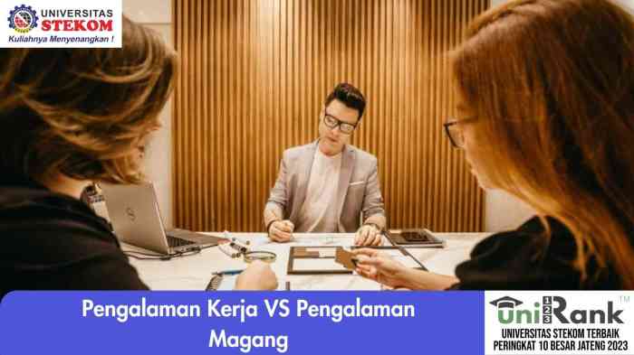 Pengalaman magang di perusahaan