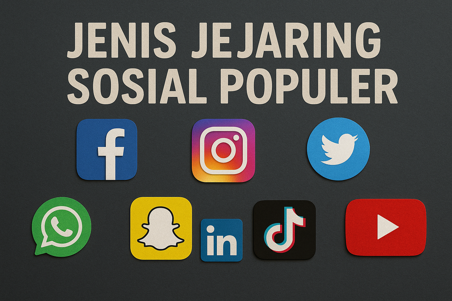 Jenis Jejaring Sosial Populer