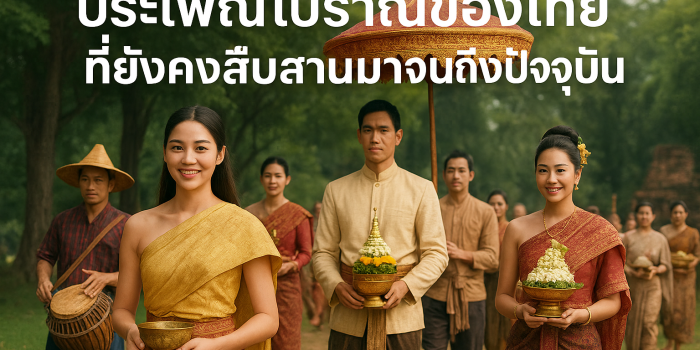 ค้นพบความงดงามของ ประเพณีโบราณของไทยที่ยังคงสืบสานมาจนถึงปัจจุบัน สะท้อนวัฒนธรรม ศิลปะ และจิตวิญญาณแห่งชาติไทย