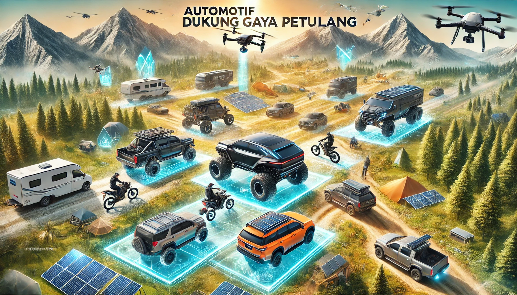 Automotif Dukung Gaya Petualang