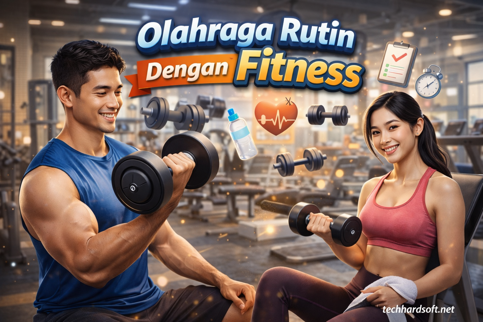 Olahraga Rutin Dengan Fitness