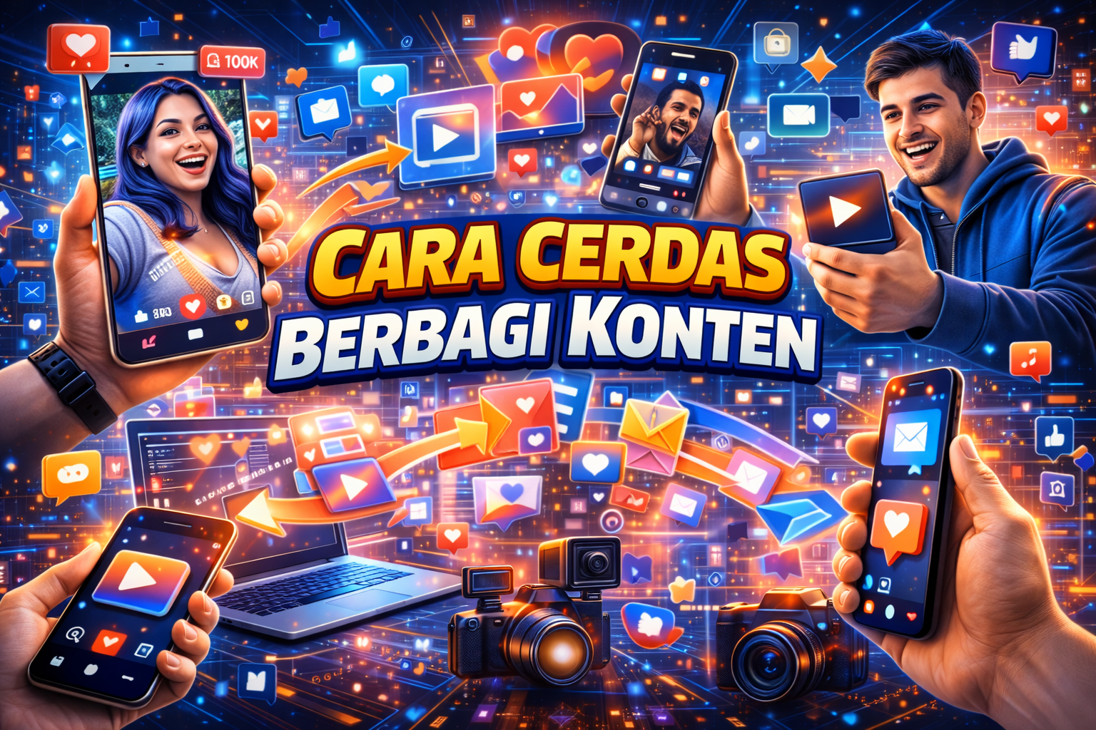 Cara Cerdas Berbagi Konten