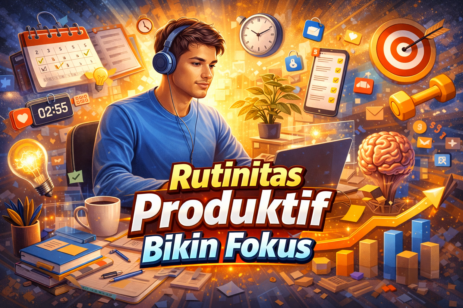 Rutinitas Produktif Bikin Fokus