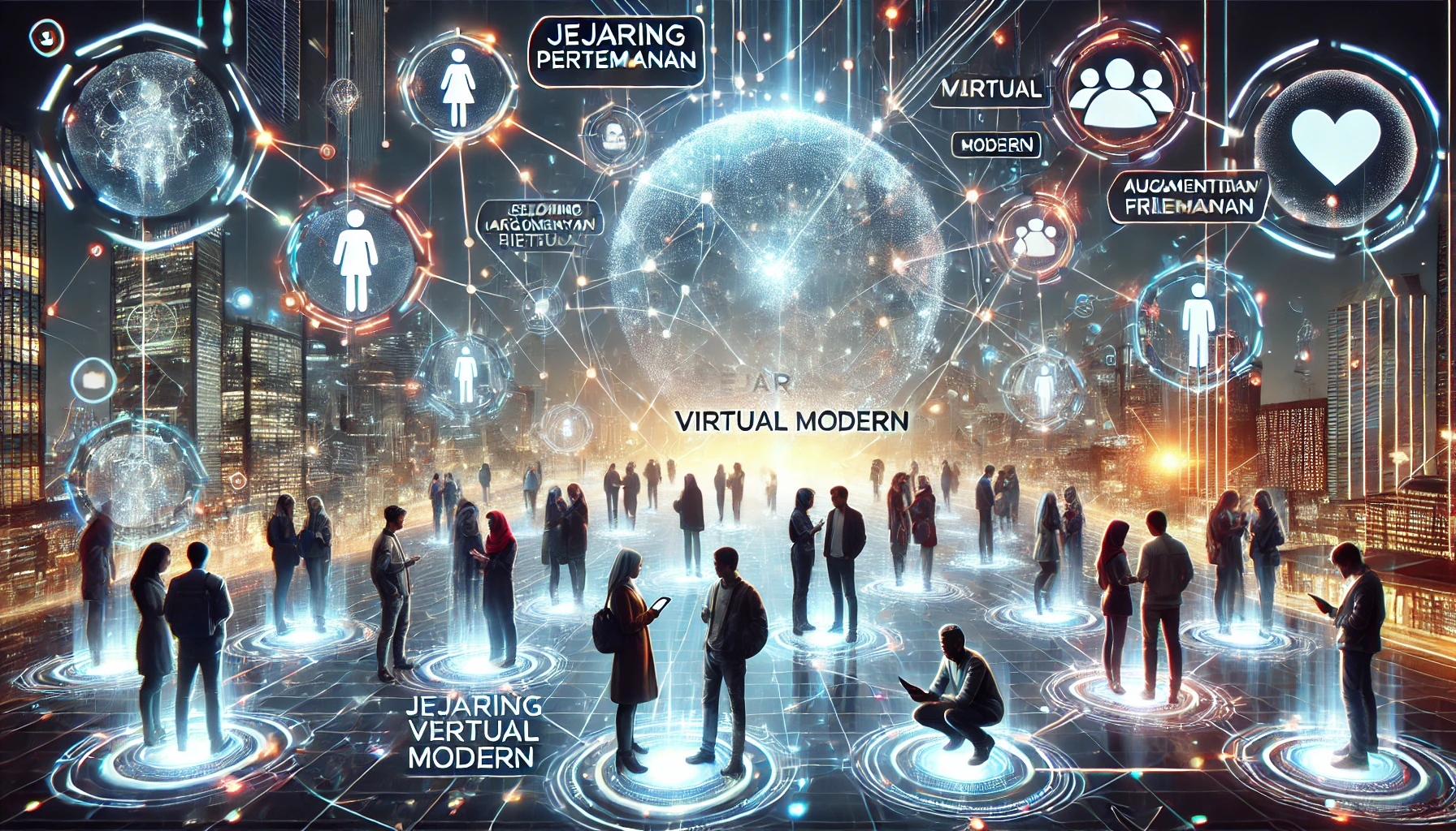 Jejaring Pertemanan Virtual Modern